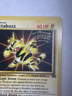 Electabuzz Movie Promo WOTC Promo 2 Lot X2 Pokemon - Image 5