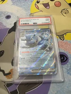 Pokemon TCG Blastoise Ex 009/165 PSA 9 Scarlet Violet 151 Mint English - Image 2