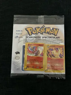 SEALED Pokemon TCG Scan-Tastic Spectacular Promo Pack Ho-oh & Rapidash NM - Image 1