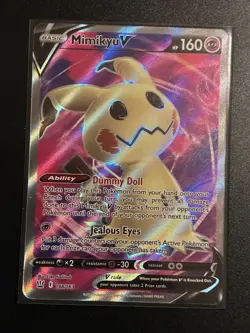 Mimikyu V | Battle Styles 148/163 | Full Art Holo Ultra Rare | NM | Pokemon TCG - Image 1