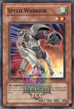 1st Ed Speed Warrior 5DS1-EN012 Yugioh - Image 1