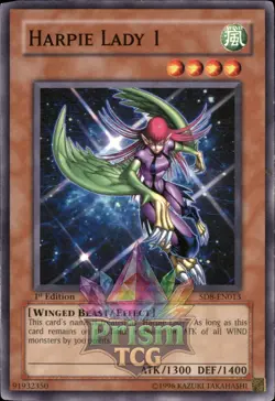 1st Ed Harpie Lady 1 SD8-EN013 Yugioh - Image 1