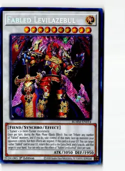 Fabled Levilazebul BLMM-EN014 Monster Mayhem Yu-Gi-Oh First Edition LP - Image 1