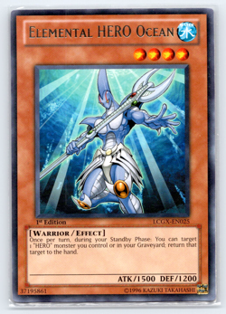 Elemental HERO Ocean - LCGX-EN025 - Rare - 1st Edition - Yugioh - Image 1