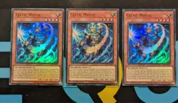 CORI-EN003 Celtic Mystic x3 Super Rare 1st Ed YuGiOh Playset - Image 1