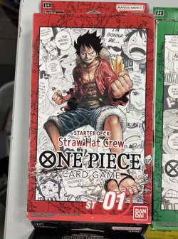 One Piece TCG starter deck lot 1-10 ST01 - ST10 SET ONLY - Image 2