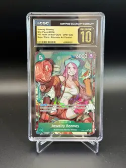 One Piece Jewelry Bonney OP07-026 2024 500 Years SR Alt Art CGC 10 Pristine - Image 1