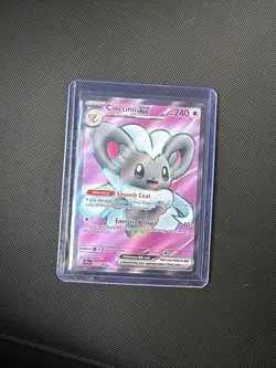 Cinccino ex 105/086 Ultra Rare ME04: Chaos Rising Pokemon Holo Near Mint - Image 1