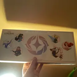 Disney Lorcana TCG Curator's Collection Heroine's Edition Sealed Box 6 Cards - Image 1