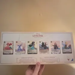 Disney Lorcana TCG Curator's Collection Heroine's Edition Sealed Box 6 Cards - Image 5