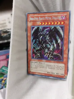 PP01-EN015 Red-Eyes Black Metal Dragon Secret Rare Unl Edition NM Yugioh Card - Image 2