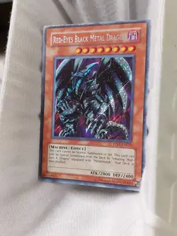 PP01-EN015 Red-Eyes Black Metal Dragon Secret Rare Unl Edition NM Yugioh Card - Image 3