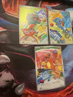Pokemon TCG First Partner Illustration Collection Series 1 Kanto Starters - Image 2