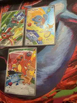 Pokemon TCG First Partner Illustration Collection Series 1 Kanto Starters - Image 3