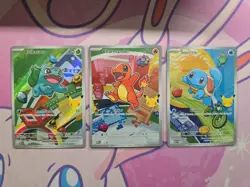 Pokemon TCG First Partner Illustration Collection Series 1 Kanto Starters NM - Image 1