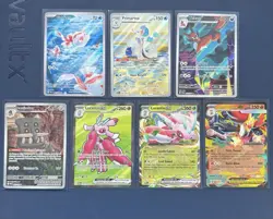 Pokemon TCG Pitch Black Rare 7 Card Bundle 087/084 088/084 Pack Fresh - Image 1