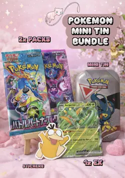pokemon mini tin bundle - Rare Card + 2x Booster Packs 3 - Image 3