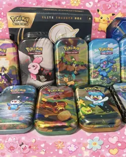 pokemon mini tin bundle - Rare Card + 2x Booster Packs 3 - Image 4