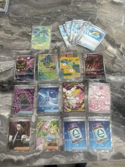 Pokemon Ascended Heroes Illustration Rare Bundle 13 Cards + 10 Poke Pads Mint - Image 1