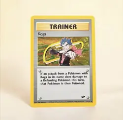 Pokemon Erika & Koga Holo Rare Bundle Gym Heroes & Gym Challenge WOTC NM/EX - Image 2