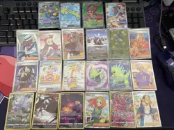 Pokemon TCG Full Art Illustration Rare Trainer Bundle 22 Cards Near Mint - Image 1