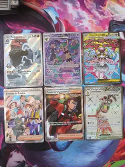 Pokemon TCG Illustration Rare Bundle 6 Holo Art Rare Cards Mixed Sets - Image 1