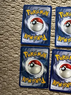 Pokemon TCG Holo Non Holo Vintage WOTC Bundle Rare X 4 - Image 5