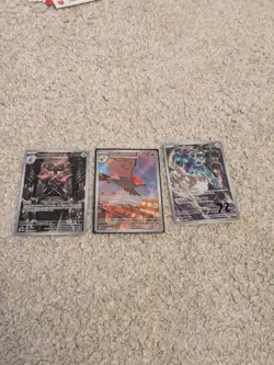 Pokemon TCG X3 Illustration Rare Card Bundle - Image 2