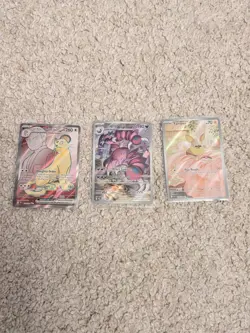 Pokemon 3 X illustration Rare Ex Rare card bundle - Image 1