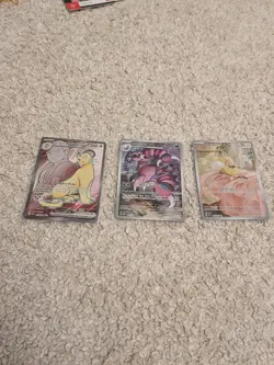 Pokemon 3 X illustration Rare Ex Rare card bundle - Image 2