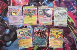 Pokemon TCG Chaos rising EX Double Rare Bundle X7 Cards - NM - Image 1