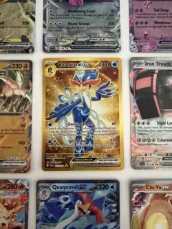 Pokemon TCG Bundle of 13 ‘ex’ cards including Quaquaval ex Gold Hyper Rare - NM - Image 4