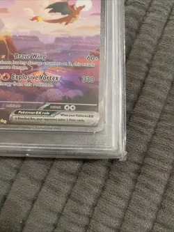 2023 Pokemon MEW EN Charizard ex Special Illustration Rare #199 PSA 8 NM-MT 151 - Image 4