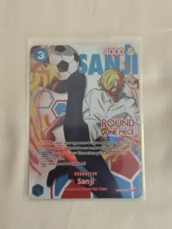 Sanji Round 1 Promo One Piece Card (OP15-047 English) NM/M - Image 1