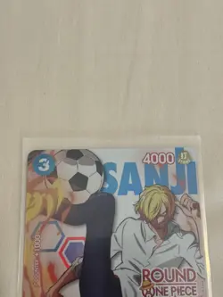 Sanji Round 1 Promo One Piece Card (OP15-047 English) NM/M - Image 2
