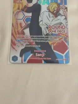 Sanji Round 1 Promo One Piece Card (OP15-047 English) NM/M - Image 3