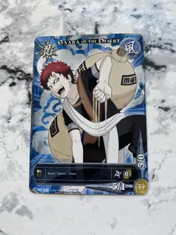 Gaara Of The Desert Weapons Of War - N-1267 Full Art Card Naruto CCG - NOT FOIL - Image 1