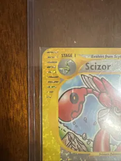 2003 Pokemon SCIZOR Aquapolis REVERSE HOLO Jumbo BOX TOPPER e-Reader Card 7/12 - Image 5