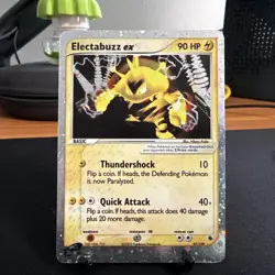 Electabuzz ex Ruby and Sapphire 97/109 Holo Card tcg Vintage Pokemon Rare Game - Image 1