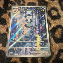 Poliwhirl 176/165 Scarlet & Violet 151 NM Full Art Illustration Pokemon TCG Card - Image 1