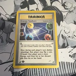 Energy Stadium 099/105 Pokemon TCG 1st Edition Neo Destiny NM Vintage 2002 Card - Image 1