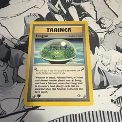 NM-MINT - Pokemon Neo Genesis 1st Edition Ecogym 84/111 Card - Image 1