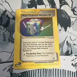 MULTI TECHNICAL MACHINE 01 144/165 - EXPEDITION - eREADER - POKEMON CARD - NM - Image 1