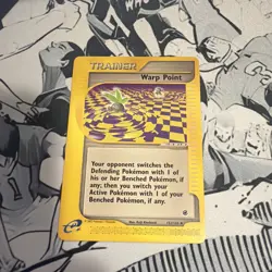 Warp Point Uncommon Trainer Card Expedition Base Set 152/165 NM - Image 1