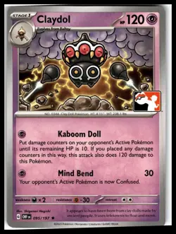 Claydol #095/197 Prize Pack Series Cards - Image 1