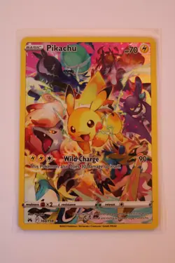 Pikachu 160/159 (NM) Secret Rare Full Art Crown Zenith Pokemon TCG - Image 1