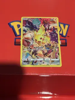 Pokemon Pikachu TCG Crown Zenith Holo Card 160/159 Secret Rare NM - Image 1