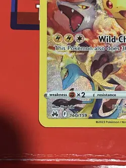 Pokemon Pikachu TCG Crown Zenith Holo Card 160/159 Secret Rare NM - Image 2