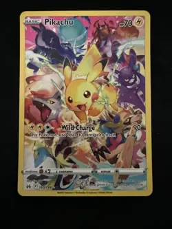 Pokemon Pikachu TCG Crown Zenith Holo Card 160/159 Secret Rare NM - Image 1