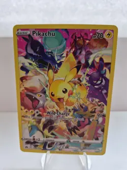 Pokemon Pikachu TCG Crown Zenith Holo Card 160/159 Secret Rare NM - Image 1